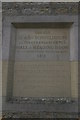 Plaque on the village Hall, Cambo