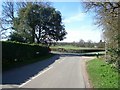 Junction of Church Lane (left), Hogspudding Lane (ahead) and Cudworth Lane (foreground)