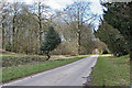 Road south of Brockwood Park