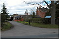 Farm buildings at Clehonger Court