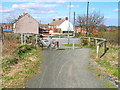 Crossing of the Castle Eden Walkway at Station Town