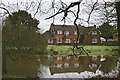 Pond and house - Popham