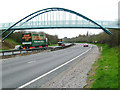 A14 pedestrian bridge near Cranford St John