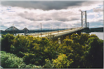 NT1280 : Northern Approach to Forth Road Bridge. by Colin Smith