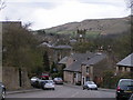 Hayfield from the north