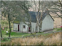 SN9745 : House at Ffrwd-wen on Epynt mountain by Nigel Davies