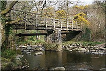 SX5178 : Footbridge over the River Tavy by Tony Atkin