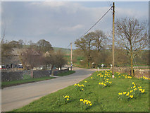 SK1468 : Road junction at Townend Farm. by Mike Fowkes