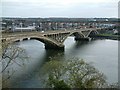 NT9952 : Bridge over River Tweed by Steve Edge