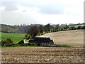 Building restoration at Buriton Farm, near Elsted