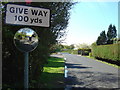 Bridge Road, looking towards the junction with the B2068.