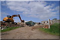 Digger at Hazel Farm