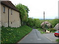 SP6908 : Frogmore Lane, Long Crendon - looking downhill by Rob Farrow