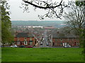 Looking over Cheviot Street