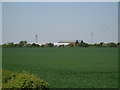 Across field to Tuxford railway engine sheds