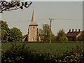 TL8637 : St. Mary's church, Great Henny, Essex by Robert Edwards