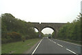 The A30 passes under the London-Penzance line