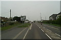 The B3285 crossing of the A3075 at Goonhavern