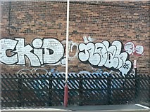 SE2735 : Graffiti, Burley Park Station, Headingley by Rich Tea