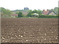 Ploughed field at Frost Street