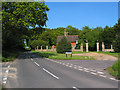 SZ3496 : Gatehouse on corner of Shotts Lane by Peter Facey