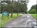 Entrance to Penybedd forest, Pembrey