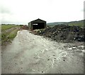 Shed close to A95 Keith to Banff main road.