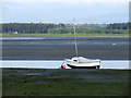 The River Cefni at low tide