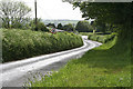 Kentisbury: the A39 approaching Porte Cross