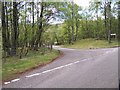 Road junction of the road to Dalbrack