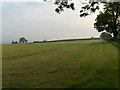 Mown meadow at Mains of Burnbank