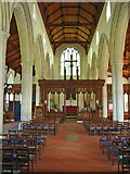TM4249 : Interior of St Bartholomew's Church, Orford by Oliver Dixon