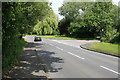 Junction of Church Lane with Tees Farm Road, Colden Common