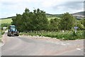 A tractor near Edinvillie in the heat of Summer.