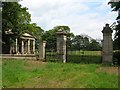 Gates to part of the Kirby Hall estate