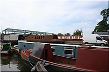 SJ8710 : Boatyard, Stretton Wharf, Shropshire Union by David Morris