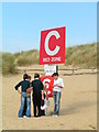 TQ9618 : Collection point on the beach at Camber by N Chadwick