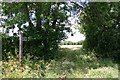 Footpath at Park Gate, Wickhambrook