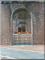 Under the railway viaduct, Trinity Business Park. Wakefield