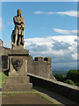 NS7993 : Robert the Bruce, Stirling Castle by Andrew Smith