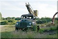 Burnt out Austin hydraulic platform