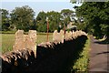 Stone fence at Pitscandly