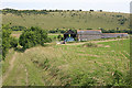 SU0825 : Farm buildings linked to Throope Manor House, Bishopstone by Peter Facey