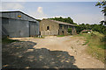 SU0823 : Bungalow & farm buildings at Faulstone Down Farm by Peter Facey