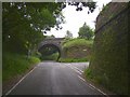 Wood lane between the railway bridges, Kirkheaton