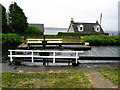 Crinan Canal lock gate  at Ardrishaig.