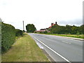 The B1230 road near Wallingfen House Farm