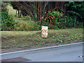 Milepost at Rhowniar on A493 Road