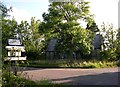 Abandoned house at Peddieston junction on the A832.