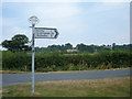 Signpost at Spring Moor